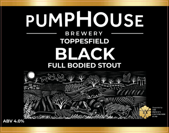Pumphouse Black. 4.0% ABV